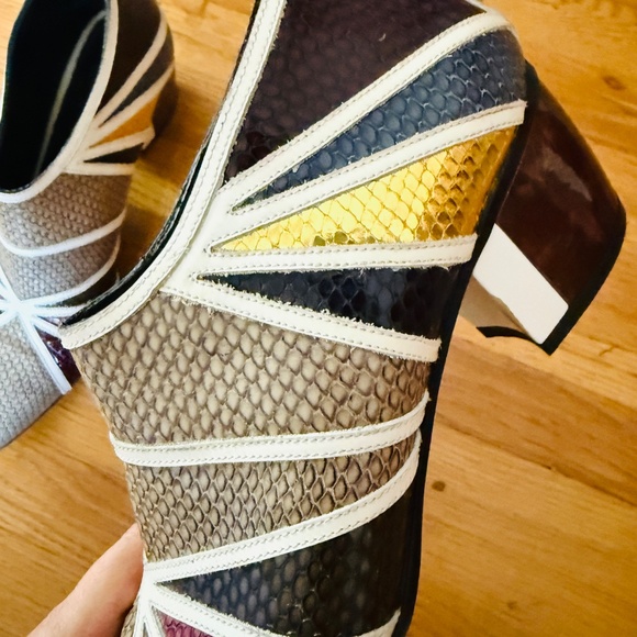 Rodarte Croc Patchwork boots-Gorgeous!! 39 - Picture 5 of 5